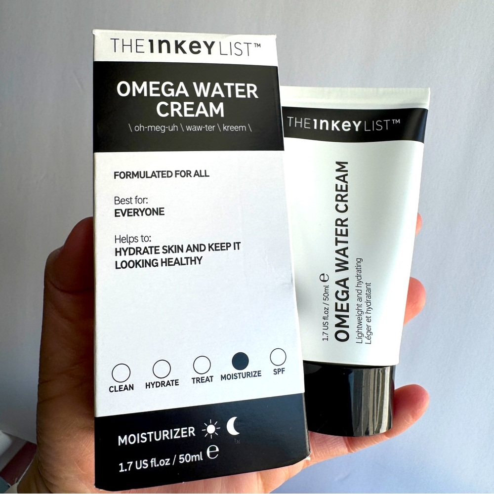 The Inkey List Omega Water Cream. Moisturizer. New. Size mini